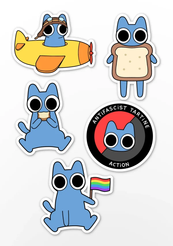 Antifa pack - 5 Stickers