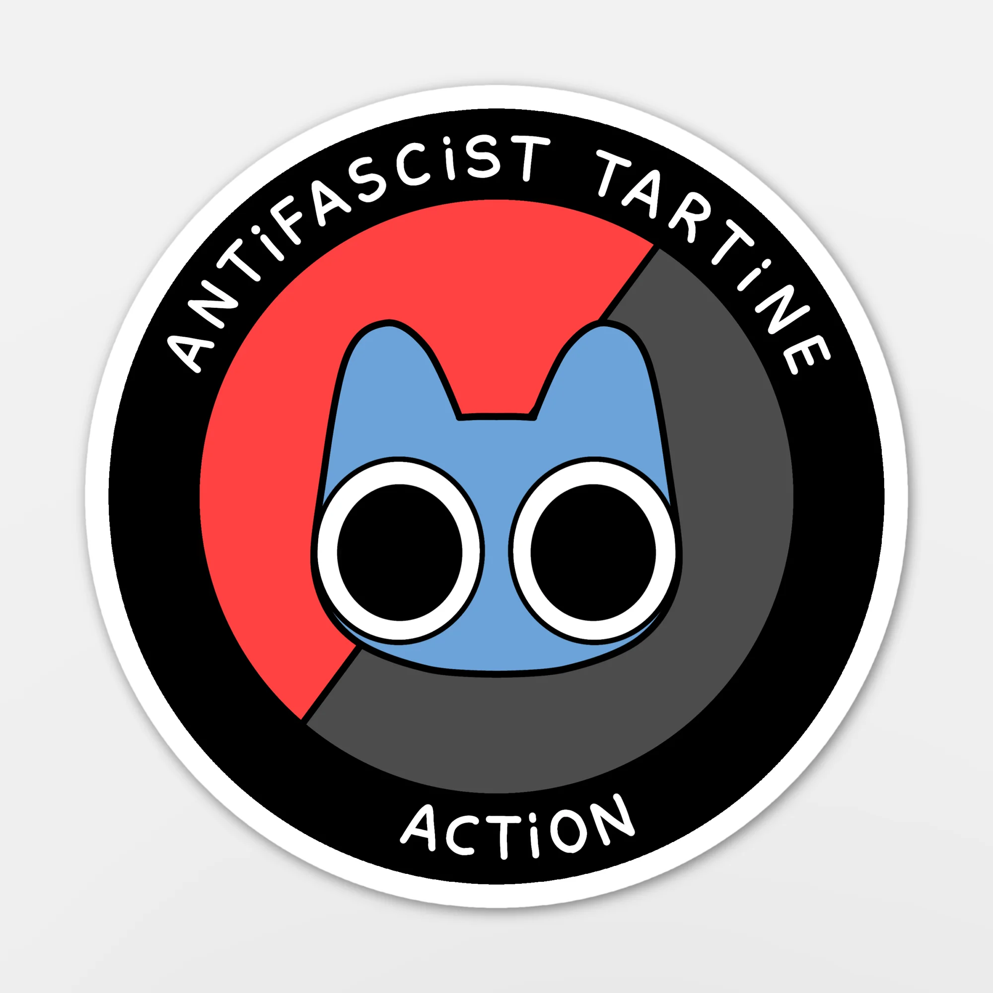 Sticker Tartine antifa