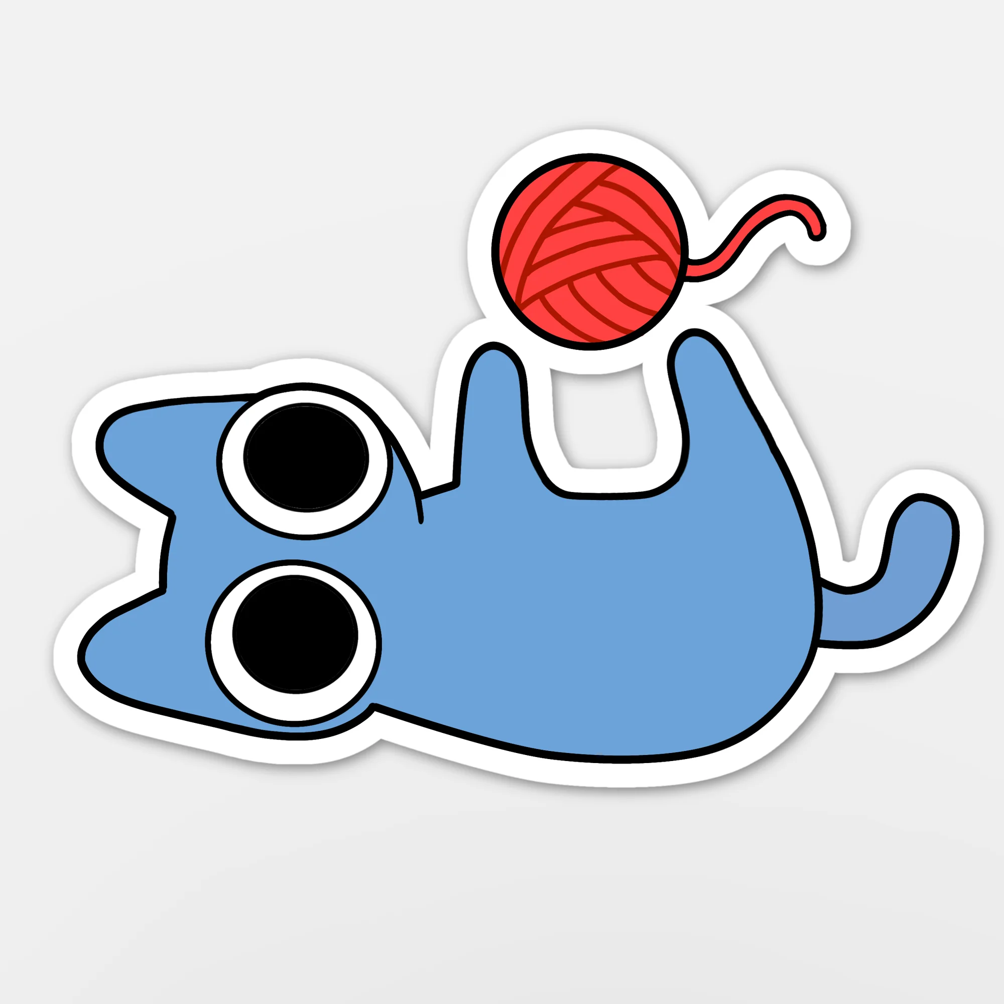 Sticker Tartine avec pelote