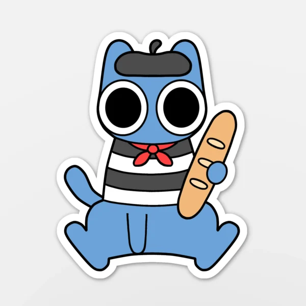 Sticker Tartine francais